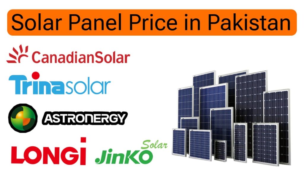 Latest solar panel price list in Pakistan (2025) – Cost comparison of different brands